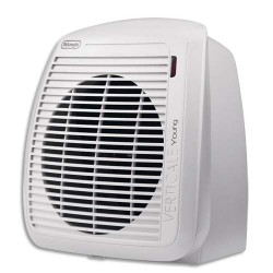 DELONGHI Radiateur soufflant 2000W, thermostat ajustable - Dimensions : L23,8 x H25,4 x P17,7 cm Blanc