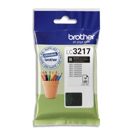 BROTHER Cartouche Jet encre LC3217BK