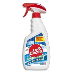 LA CROIX Spray avec Javel 500 ml pour Salle de bain, anti-tartre, élimine trace et moisissure, désinfecte