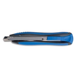 MAPED Cutter metal et plastique lame 9mm autobloquante Zenoa Sensitiv Bleu 086010