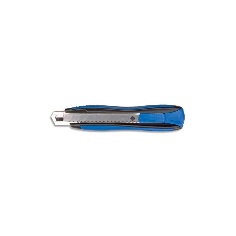 MAPED Cutter metal et plastique lame 18mm autobloquante Zenoa Sensitiv Bleu 086110
