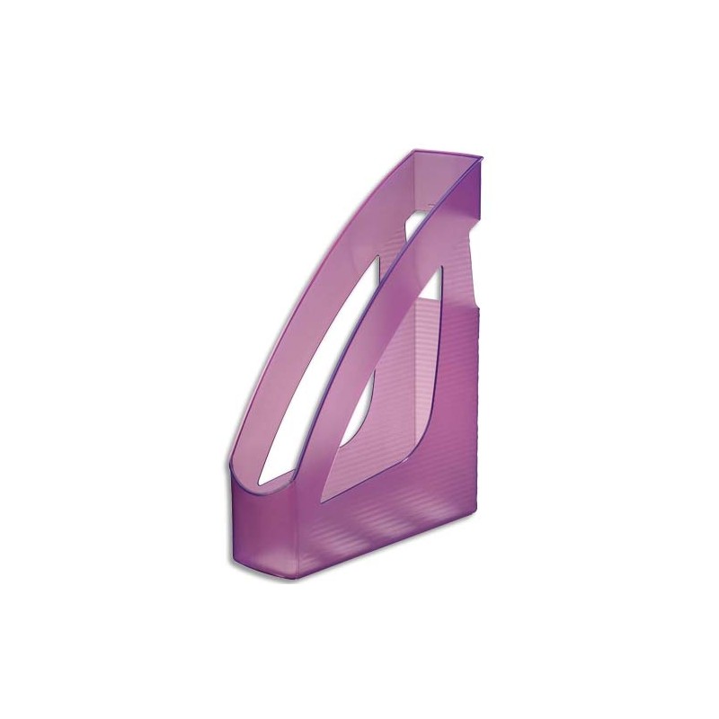 JALEMA Porte revue Silky Touch Violet transparent. Dim. L24,6 x H7,5 x P31,1 cm