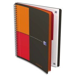 OXFORD Cahier ACTIVEBOOK I-CONNECT spirale 160 pages 5x5 18,5x25cm (format tablette). Couverture PP