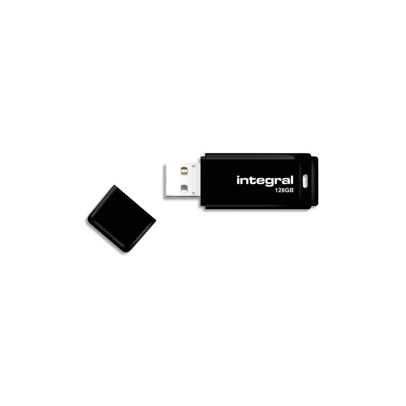 INTEGRAL Clé USB 2.0 128Go Black INFD128GBBLK