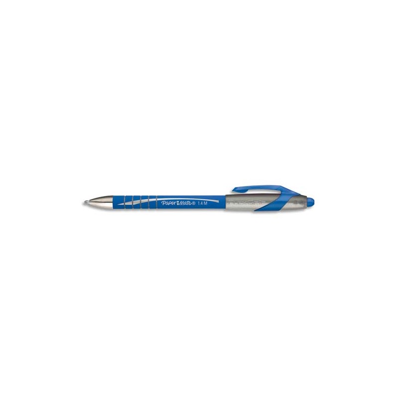 PAPERMATE Stylo bille rétractable Flexgrip Elite Bleu, écriture large 1,4 mm, S0750540