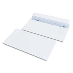 BONG Boîte de 200 enveloppes DL 162x229mm Blanc 80g auto-adhésive 23040
