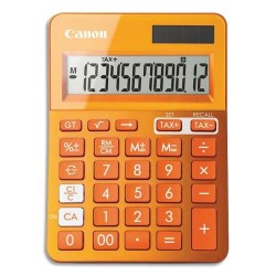 CANON Calculatrice de bureau 12 chiffres LS-123K Orange 9490B004AA