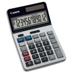 CANON Calculatrice de bureau professionnelle 12 chiffres, tax+/tax-, écran inclinable KS-1220TSG