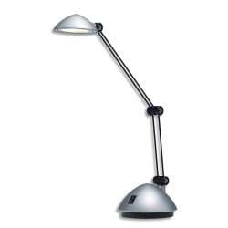 Lampe de bureau sans fil LED Move ABS, silicone noir hauteur 400 mm avec  pied LED HANSA