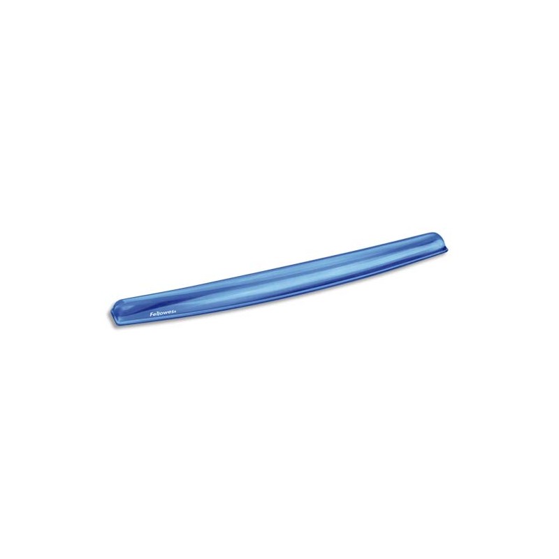 FELLOWES Repose-poignet pour clavier gel crystal Bleu 91137