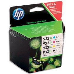 HP Pack de 4 cartouches Jet d'encre C2P42AE