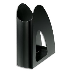 HAN Porte-revues Loop Noir en polypropylène - Dos 7,6 x H25,6 x P23,9 cm