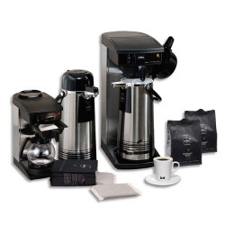 MIKO CAFE Carton de 36 Filtres Doses Café Diamant Noir 100% arabica pour Machine Miko 151, 9 x 4 filtres