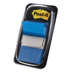 POST-IT Set de 50 marque-pages souples, coloris Bleu