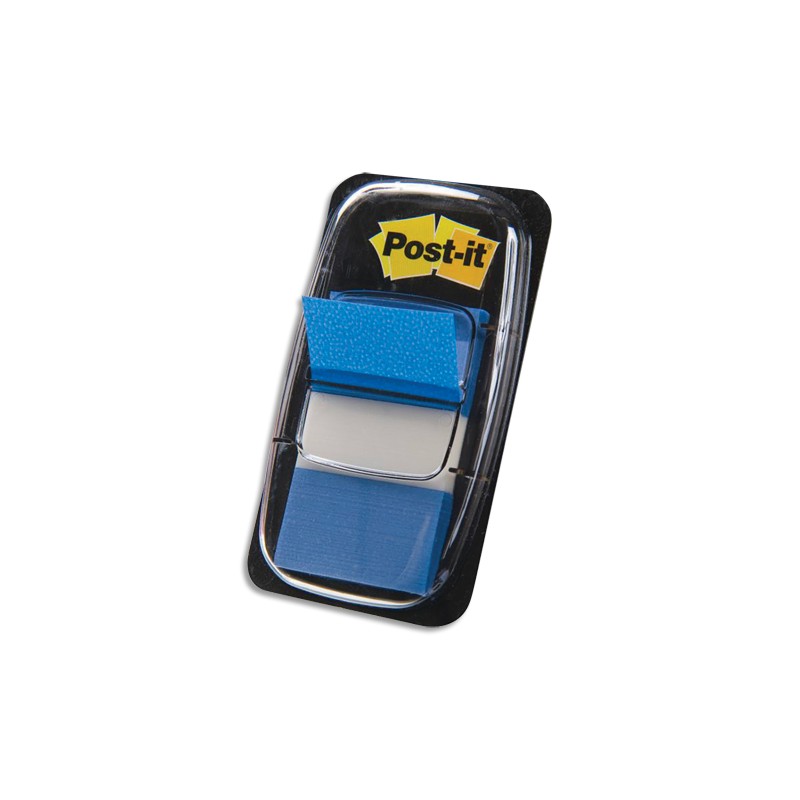POST-IT Set de 50 marque-pages souples, coloris Bleu