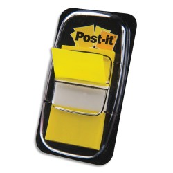 POST-IT Set de 50 marque-pages souples, coloris Jaune