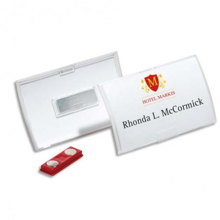 DURABLE Boîte 10 Badges à aimant Click Fold - L90 x H54 cm