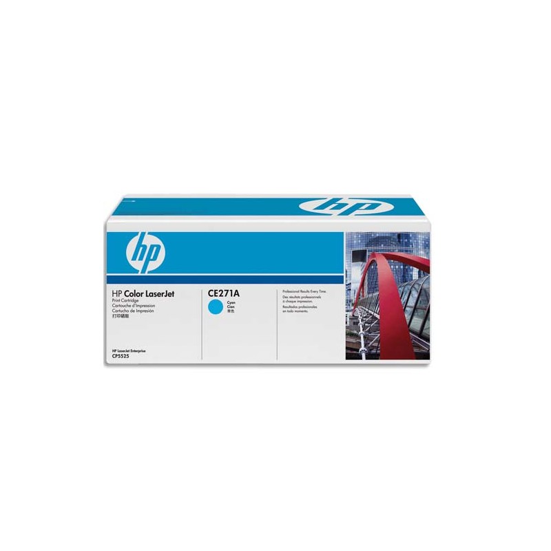HP Cartouche Laser Cyan CE271A