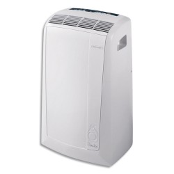 DELONGHI Climatiseur mobile Blanc PAC N77 2400W ventilateur déshumidificateur, gaz R290 L44,9xH75xP39,5cm