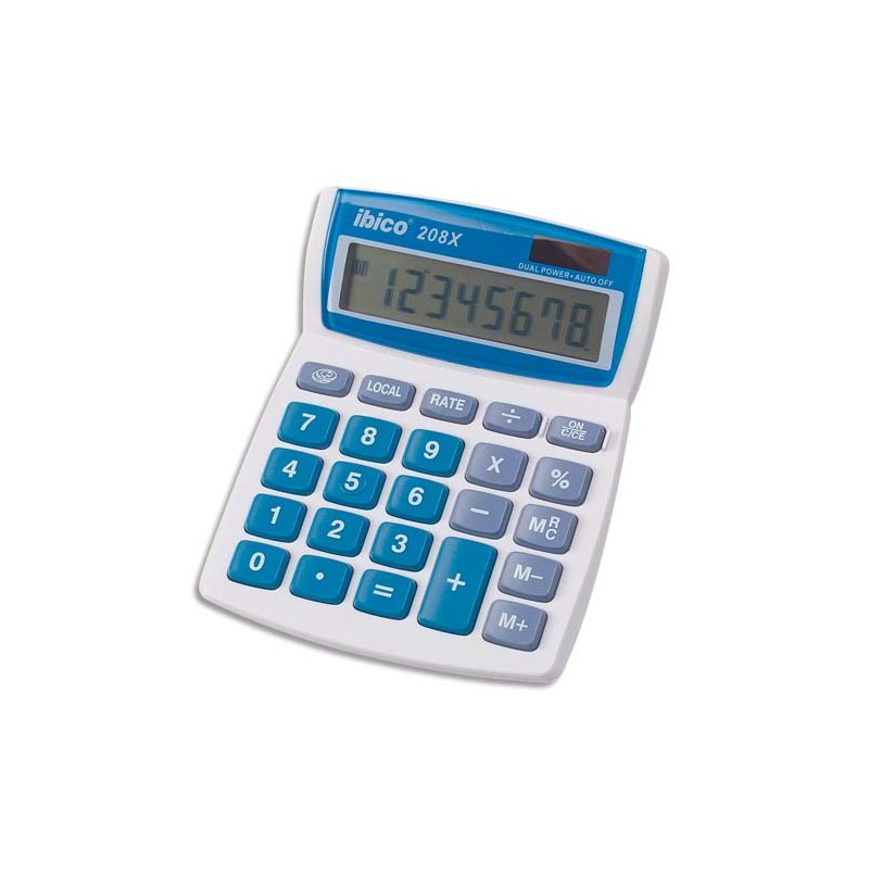 IBICO Calculatrice de bureau 8 chiffres 208X IB410062