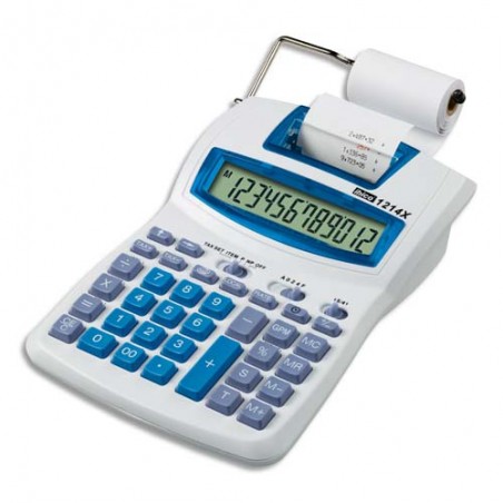 IBICO Calculatrice imprimante semo-professionnel 12 chiffres 1214X