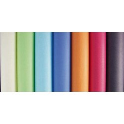 CLAIREFONTAINE Rouleau de papier Kraft couleur 65g. Format 3x0,7m. Coloris pastels assortis en présentoir