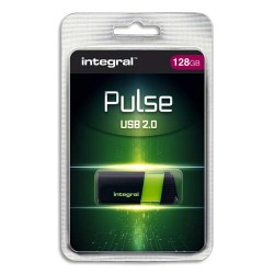INTEGRAL Clé USB 2.0 PULSE 128Go Verte INFD128GBPULSEGR