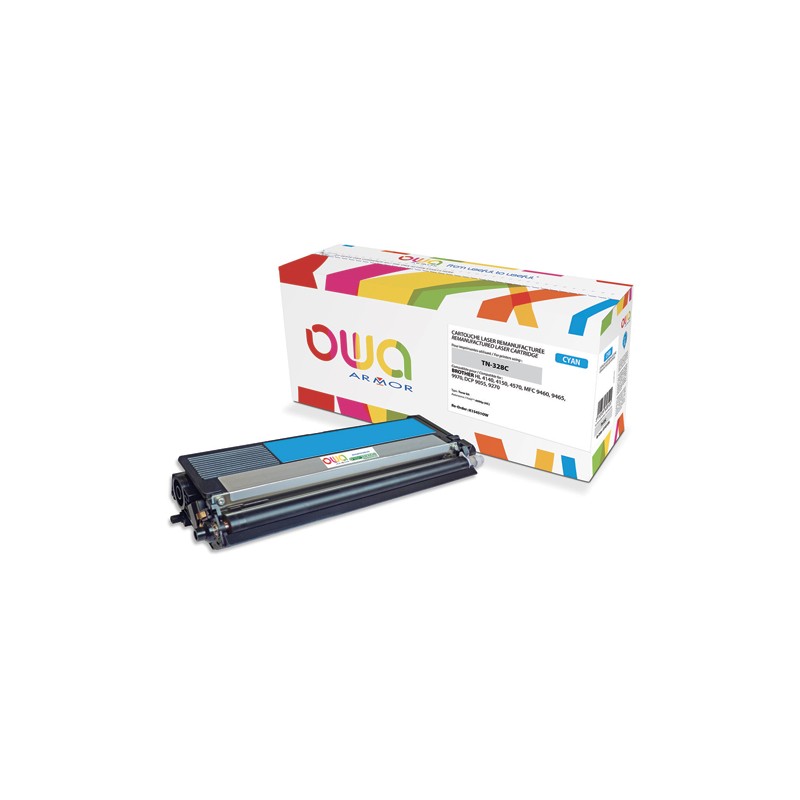 OWA Toner compatible pour BROTHER Cyan TN-328C K15451OW