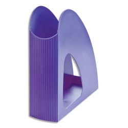 HAN Porte-revues Loop Violet en polypropylène - Dos 7,6 x H25,6 x P23,9 cm