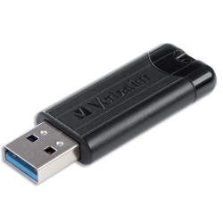 VERBATIM Clé USB 3.0 PINSTRIPE Noire 16Go 49316