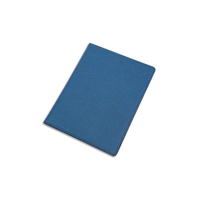 JUSCHA Conférencier Bleu BALOCCO en polyester. 32,5x24,5x2cm. Livré bloc-notes et pochettes multiples