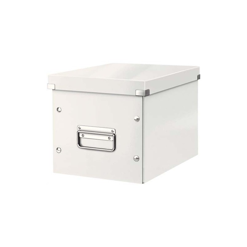 LEITZ Boîte CLICK&STORE cube format S. Coloris Blanc