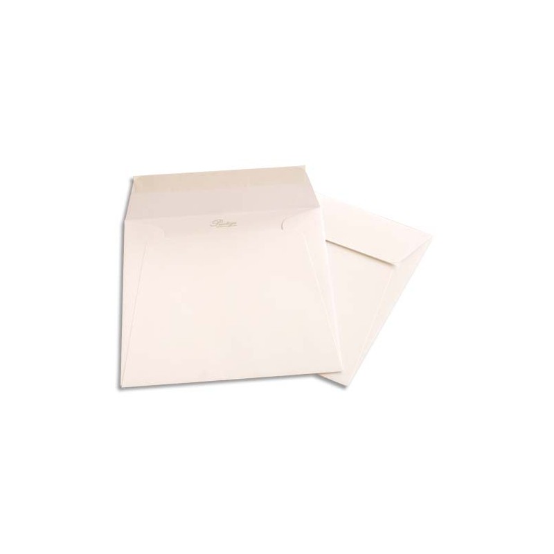 GPV Boîte de 500 enveloppes carrées Blanches 170 x 170 mm 120 g auto-adhesives 4748
