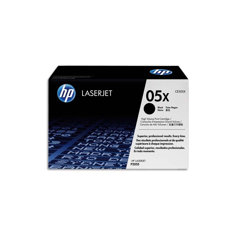 HP Cartouche Laser Noir CE505X