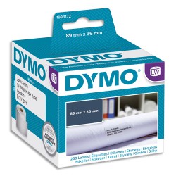 DYMO Boîte de 260 étiquettes LW addresse grand format petit volume 89x36mm 1983172