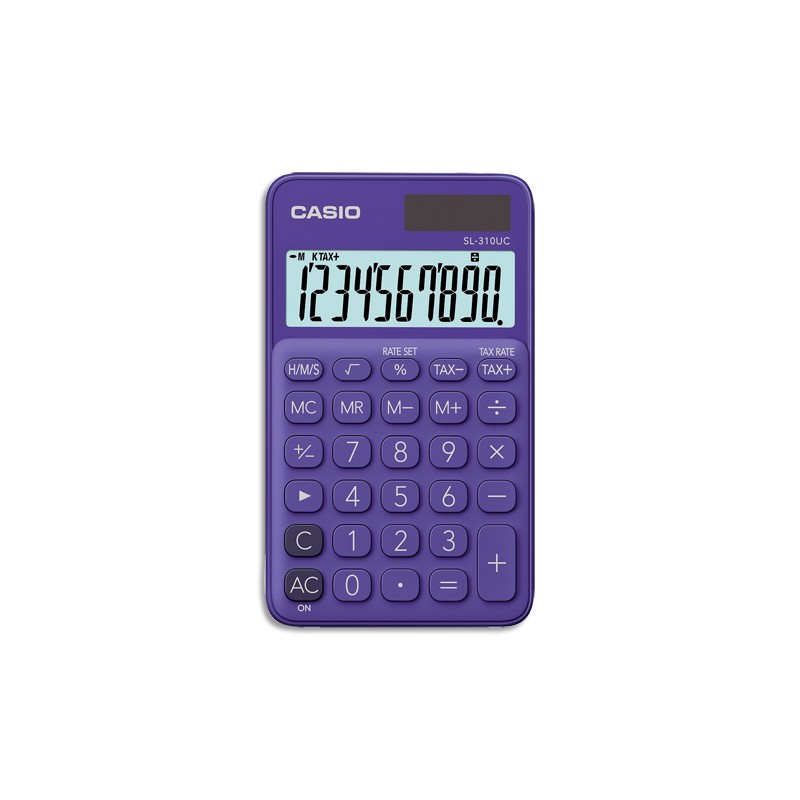 Casio SL 310UC PL Calculatrice de poche Violet 