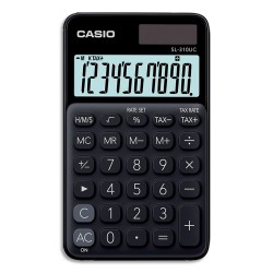 CASIO Calculatrice de poche 10 chiffres Noire SL-310UC-BK-S-EC