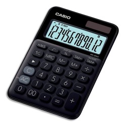CASIO Calculatrice de bureau 12 chiffres Noire MS-20UC-BK-S-EC