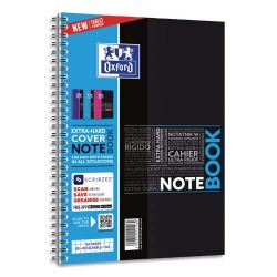 OXFORD Notebook 160 pages (en carte rembordée rigide), 5x5 (technologie réglure SCRIBZEE). Format B5