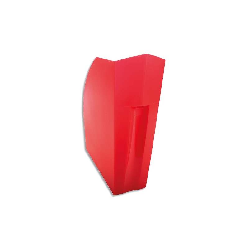 EXACOMPTA Porte-revues Iderama Rouge carmin translucide - Dos 11 cm, H32 x P29,2 cm