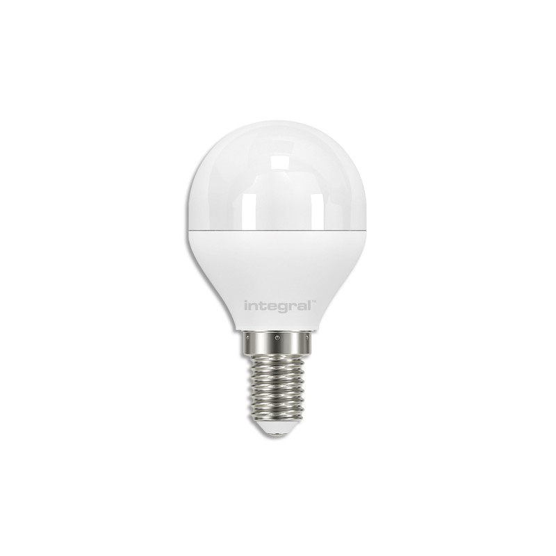 INTEGRAL Ampoule LED Mini Globe E14, 5,5 Watts équivalent 40 Watts, 2700 Kelvin, 470 Lumens