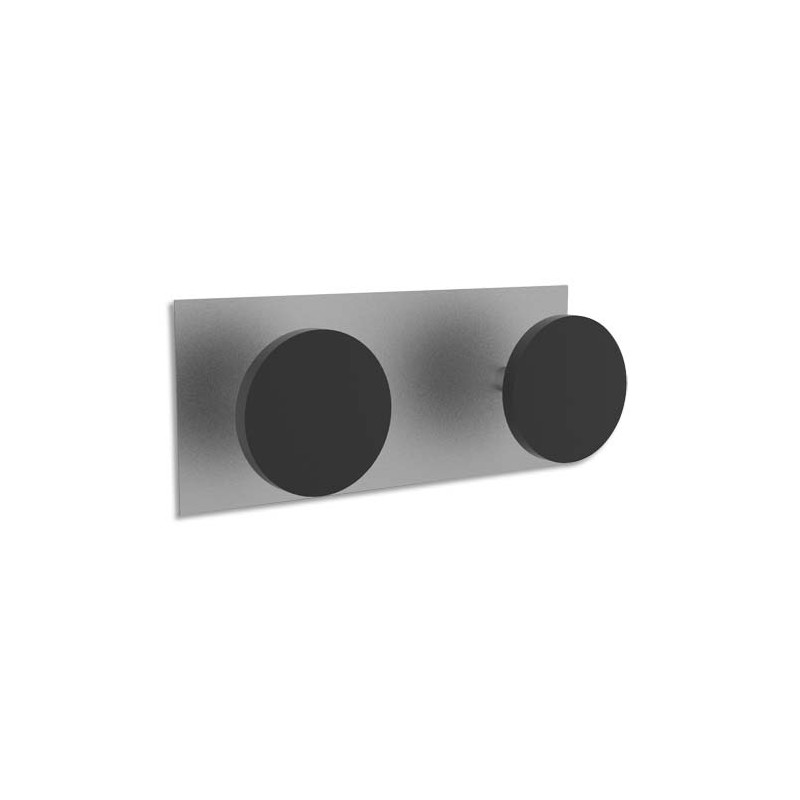 ALBA Double patères magnétiques pour fixation sur surfaces métalliques grace à son aimant extra-puissant