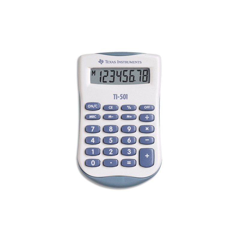 TEXAS INSTRUMENTS Calculatrice de poche TI-501 - 501/FBL/11E1