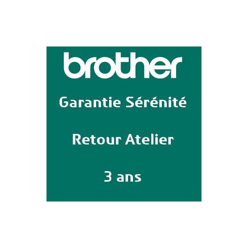 BROTHER Garantie sérénité 3 ans retour atelier GSER3RAA
