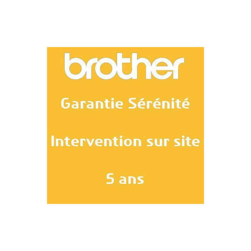 BROTHER Garantie sérénité 5 ans intervention sur site GSER5ISC