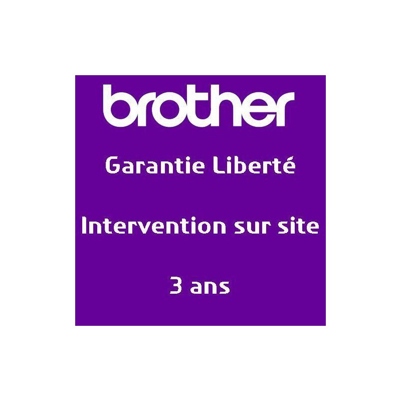 BROTHER Garantie liberté 3 ans intervention sur site GLIB3ISF
