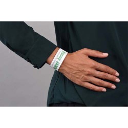 AVERY Sachet de 50 Bracelets d identification imprimables Laser Blanc 26,5 x 1,8 cm