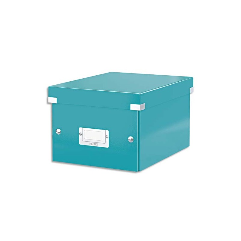 LEITZ Boîte CLICK&STORE M-Box. Format A4 - Dimensions : L281xH200xP369mm. Coloris menthe.