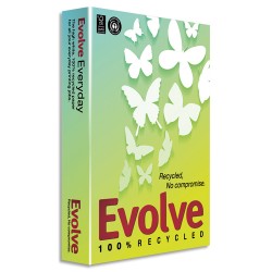 EVOLVE Ramette 500 feuilles papier Blanc EVOLVE Everyday 100% recyclé A4 80G CIE 150