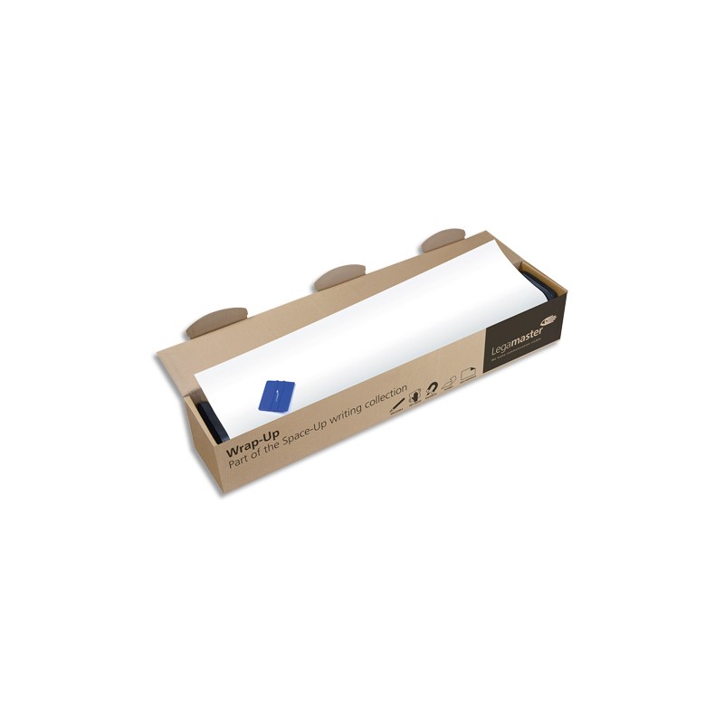 LEGAMASTER Film Tableau Blanc Wrap-Up, auto-adhésif et magnétique H101 x L150 cm